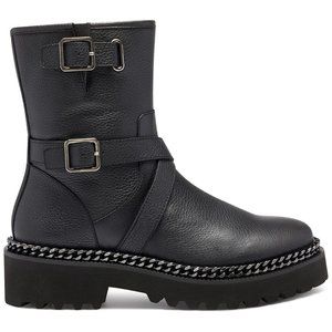 Vince Camuto steampunk 7.5 Biker Boots Chain